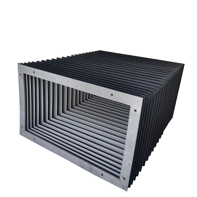 Square Accordion Protective Cover As Linear Rail Protection